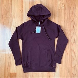 Avec Les Filles Open Back Hoodie Sweatshirt - XS